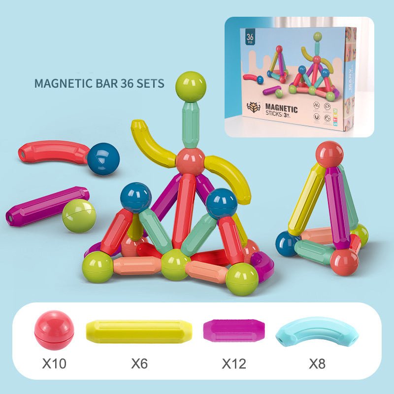 Baby Toys Magnetic Stick Building Blocks Game Magnets Children Set  For Children Magnetic Toy Bricks - BestSalesPrice