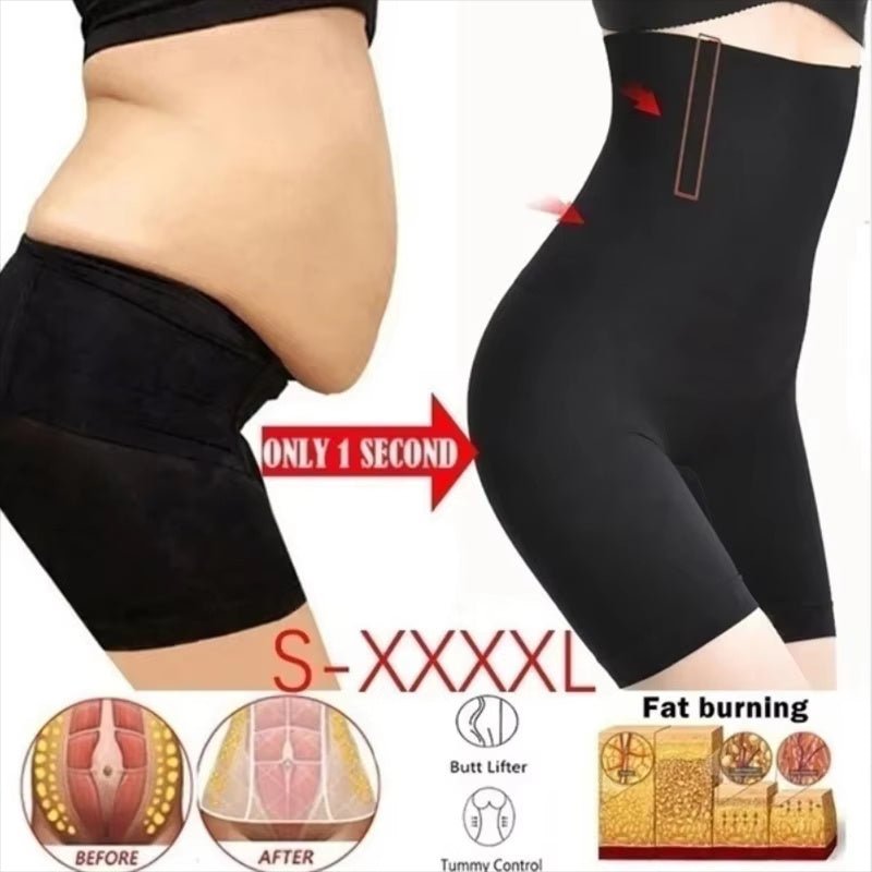 Fat Burning High Waist Underwear Butt Lifter Seamless Women High Waist Slimming Panty Tummy Control   - BestSalesPrice