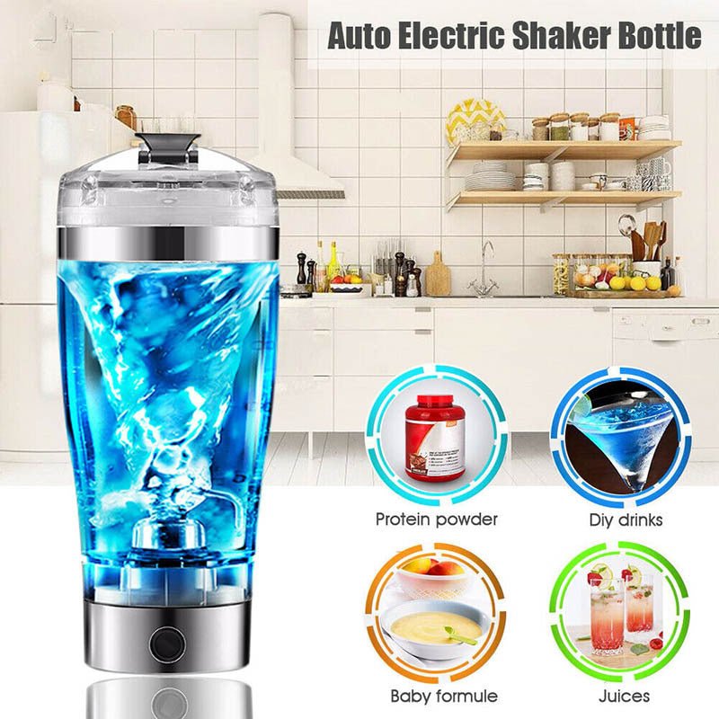 USB Rechargeable Electric Protein Shake Mixer for Sports and Fitness. - BestSalesPrice