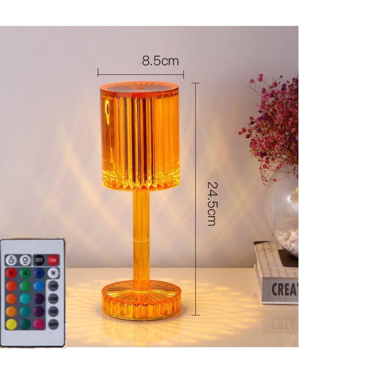 New Crystal Table Lamp Hotel Decoration Diamond Romantic Warm Led For Home Decor Romantic Gift Night Light - BestSalesPrice