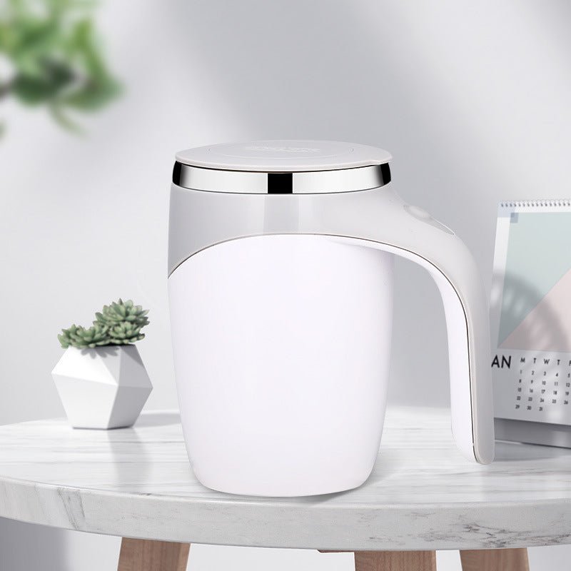 Rechargeable Model Automatic Stirring Cup Coffee Cup High Value Electric Stirring Cup Lazy Milkshake Rotating Magnetic Water Cup - BestSalesPrice