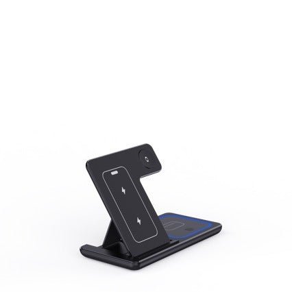 15W 3 In 1 LED Fast Wireless Charger Stand Foldable Charging Station For Smart Phone - BestSalesPrice