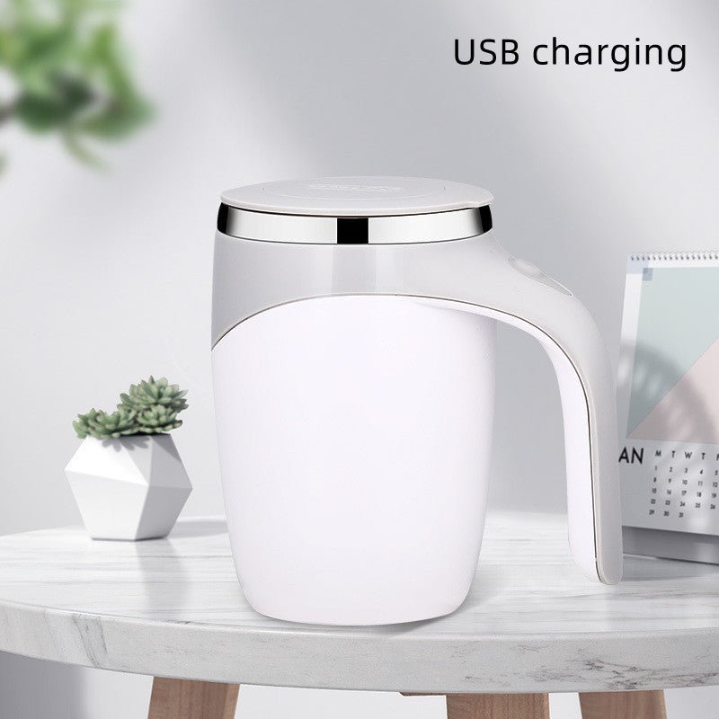 Rechargeable Model Automatic Stirring Cup Coffee Cup High Value Electric Stirring Cup Lazy Milkshake Rotating Magnetic Water Cup - BestSalesPrice