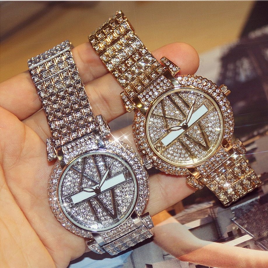 Women's Luxury Watches - Fashion Brand Stainless, Steel Bracelet Wrist Watch, Design Quartz - BestSalesPrice