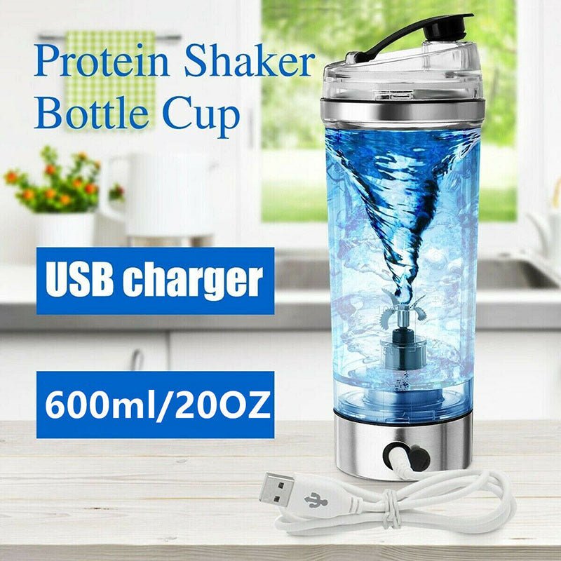 USB Rechargeable Electric Protein Shake Mixer for Sports and Fitness. - BestSalesPrice