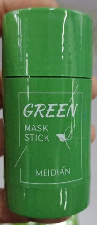 Cleansing Green Tea Mask Clay Stick Oil Control Anti - Acne Whitening Seaweed Mask Skin Care - BestSalesPrice