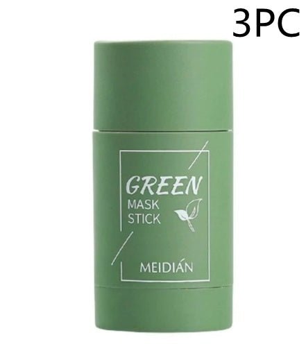 Cleansing Green Tea Mask Clay Stick Oil Control Anti - Acne Whitening Seaweed Mask Skin Care - BestSalesPrice