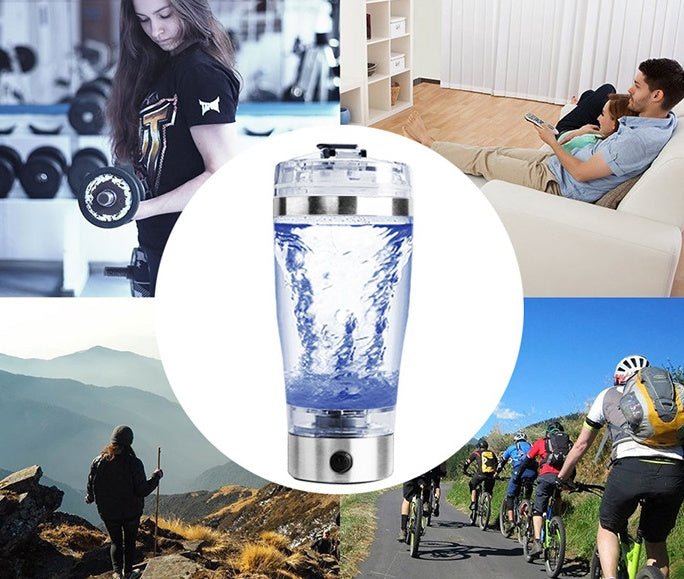 USB Rechargeable Electric Protein Shake Mixer for Sports and Fitness. - BestSalesPrice